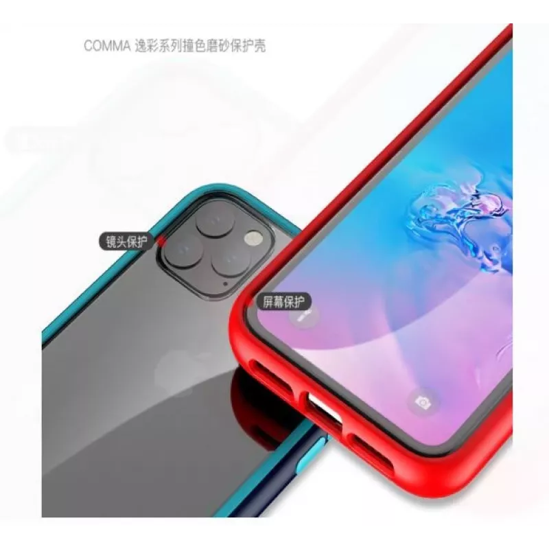 Telefoonhoesje COMMA Joy voor iPhone 11 Pro schokbestendig zwart