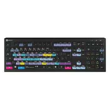 Logickeyboard ASTRA 2 toetsenbord USB QWERTZ Engels zwart full-size 108 toetsen