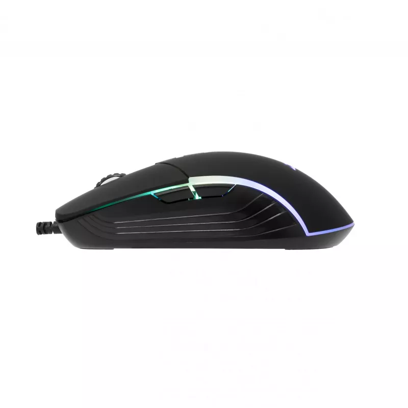 Muis Baracuda BGM-011 Nautilus zwart RGB USB