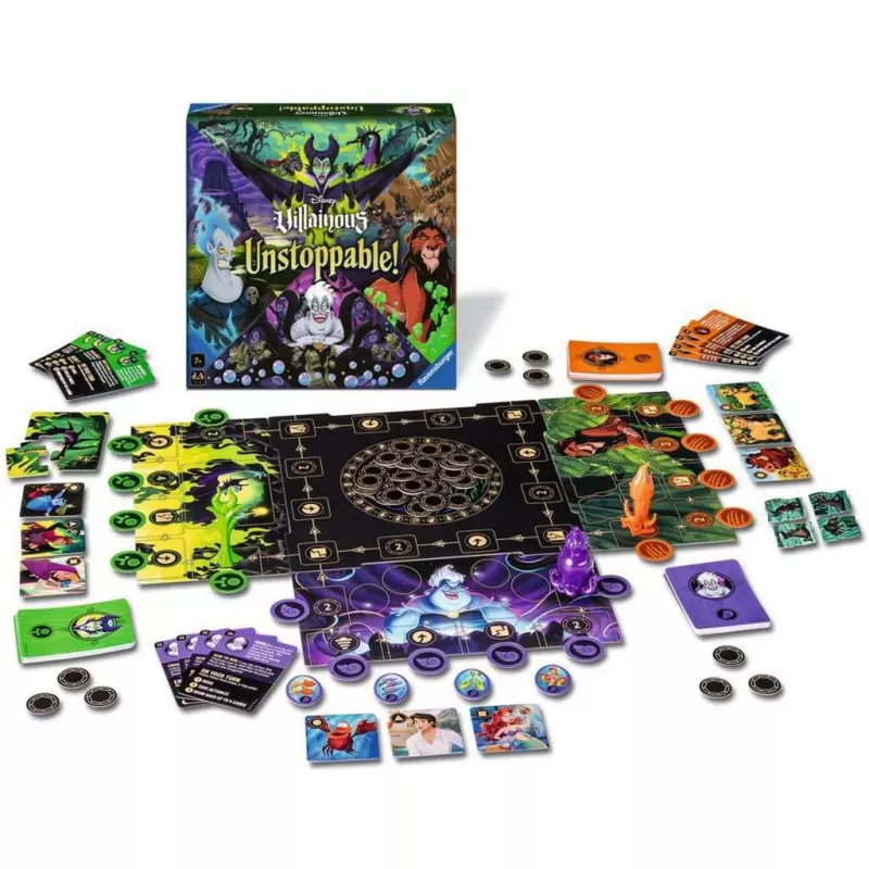 Bordspel Ravensburger Disney Villainous Unstoppable! Strategie voor kinderen vanaf 7 jaar