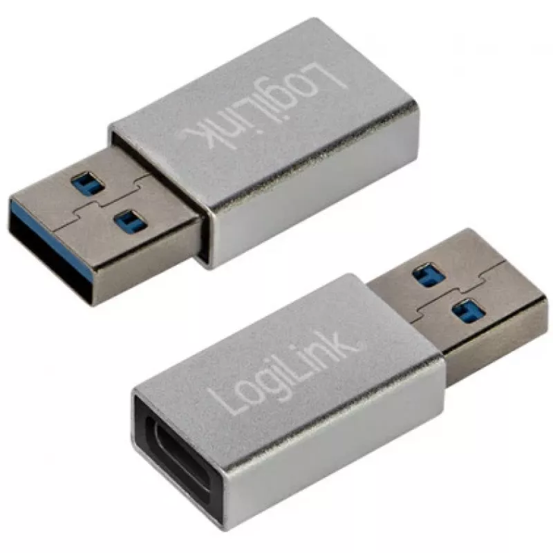 LogiLink AU0056 USB 3.2 Gen 1 adapter USB Type-C bus zilver
