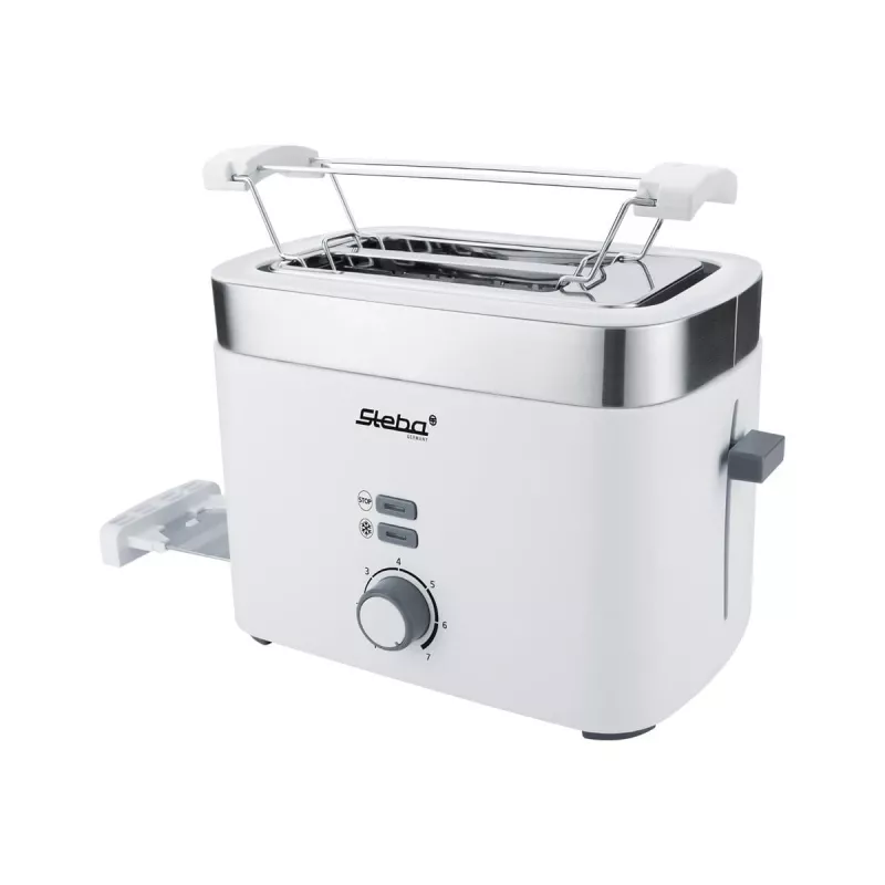 Toaster Steba TO 10 BIANCO 2 sneetjes 930 W zilver wit