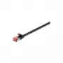 Wentronic Goobay CAT 6 platte patchkabel, U/FTP, zwart, 15 m - koper (94238)