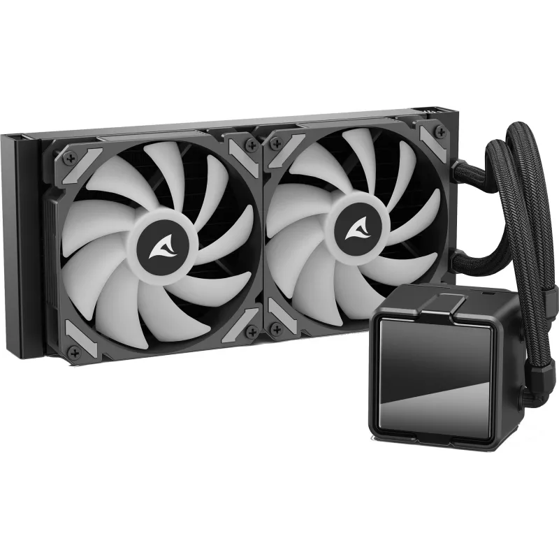 CPU-waterkoeler Sharkoon S50 ARGB, zwart