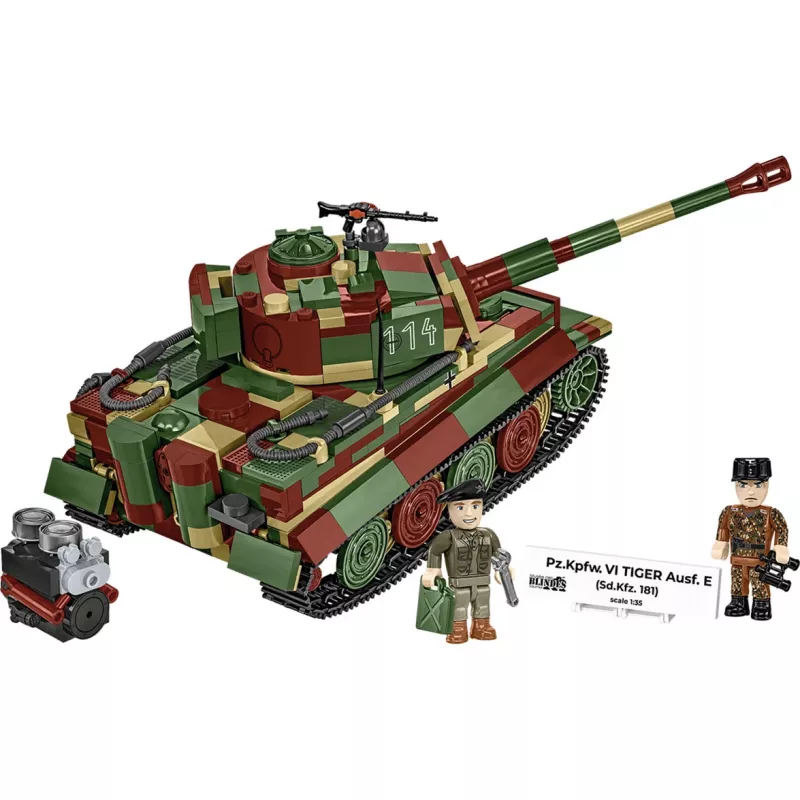 Bouwstenen Pz.Kpfw. VI Tiger uitvoering E 870 onderdelen