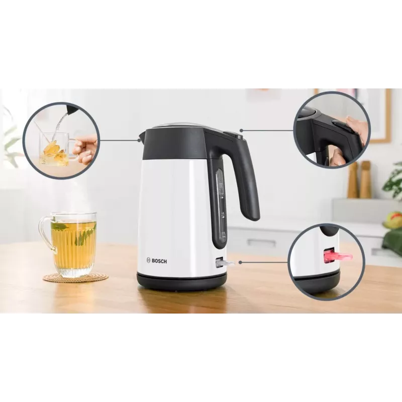 Bosch TWK7L461 waterkoker 1,7 L 2400 W wit