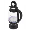 Lafe Essential XL CEG016 glazen elektrische waterkoker, 2 l, 2200 W, zwart