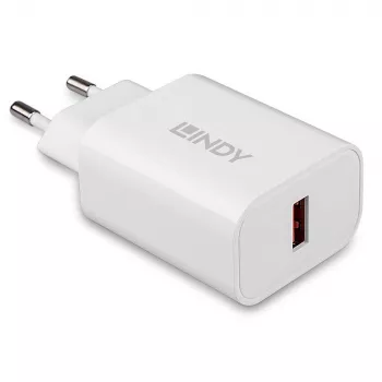 Lindy 73412 mobiele oplader smartphone, tablet wit AC snelladen binnen, buiten