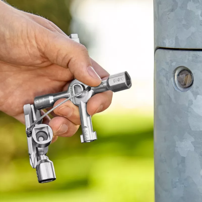 Knipex 00 11 01 universele sleutel voor schakelkasten