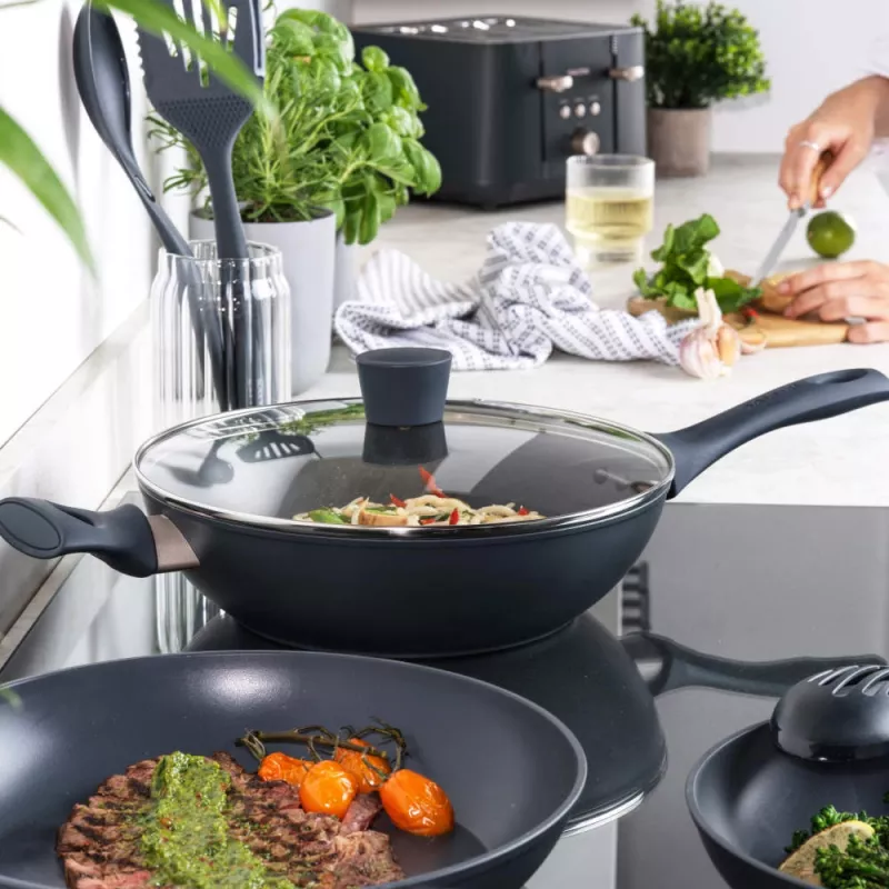 Wok Salter BW12267EU7 28 cm antiaanbaklaag, geschikt voor inductie
