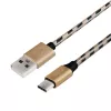 Sync- en oplaadkabel USB 2.0 AM naar USB-C stekker