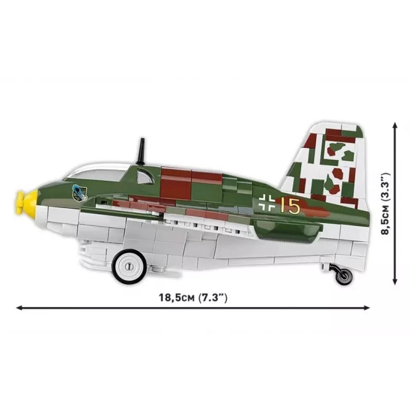 Bouwstenen Messerschmitt Me 163B Komet 543 onderdelen