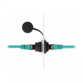 DeLOCK RJ45 Cat.6 inbouwbus met stofkapje