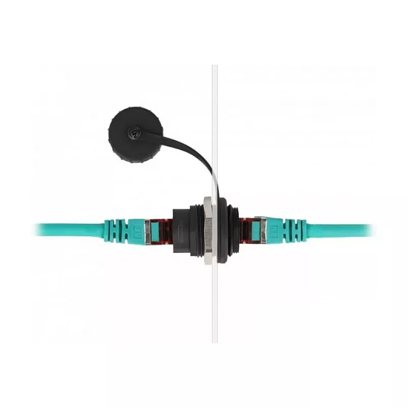 DeLOCK RJ45 Cat.6 inbouwbus met stofkapje