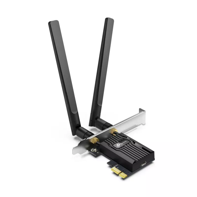 Wi‑Fi 6 Bluetooth PCIe-adapter TP‑LINK Archer TX10E AX900 — PCIe‑kaart, AX900 Wi‑Fi 6, Bluetooth