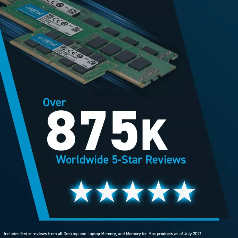 Crucial 8GB 1x8GB DDR5-5600 CL 46 SO-DIMM RAM notebookgeheugen - 8 GB - DDR
