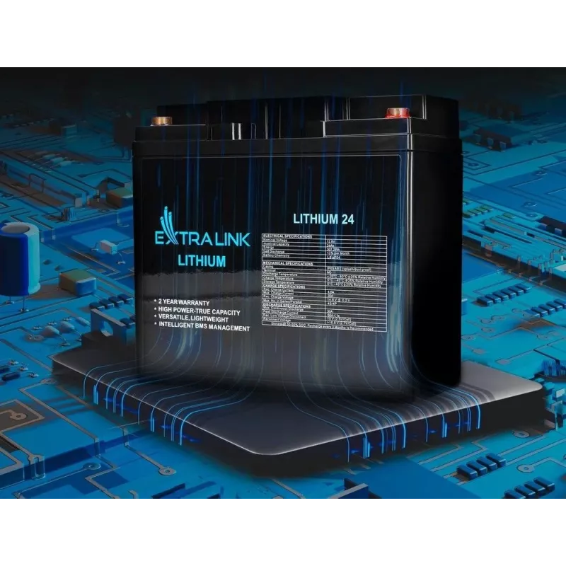 Extralink accu LiFePO4 24000 mAh 12,8 V