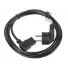 Netkabel LANBERG CA-C13C-12CC-0018-BK, 2 m, C13-koppeling naar CEE7/7, zwart, haakse C13