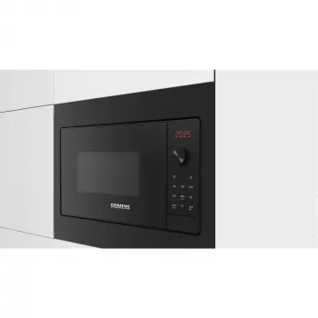Siemens iQ300 BF523LMB3 magnetron zwart, roestvrij staal solomagnetron inbouw 20 l 800 W