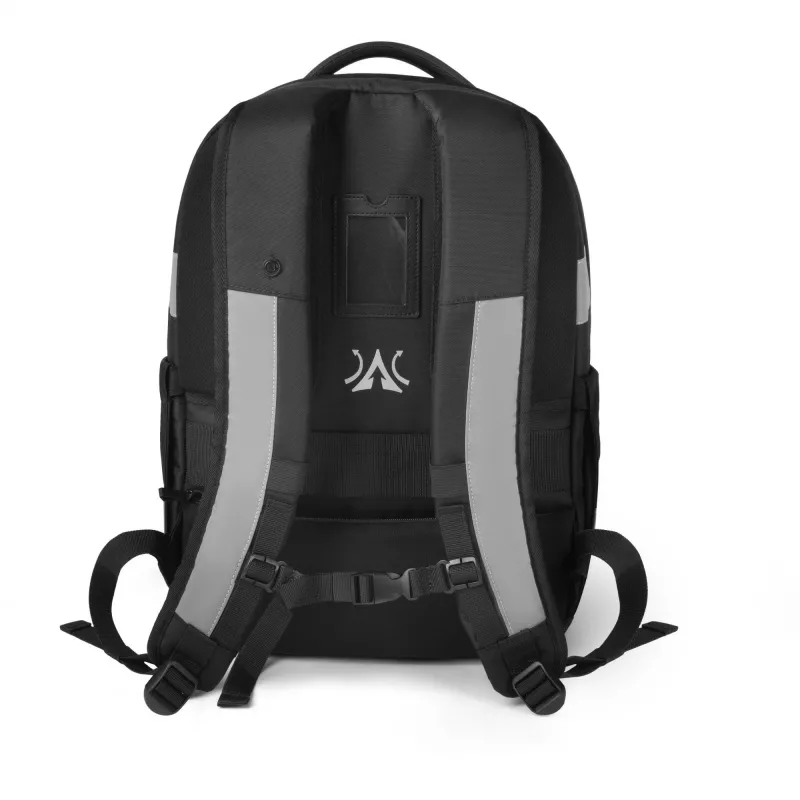 DICOTA Hi-Vis V2 Backpack rugzak zwart 320x220x455mm PET TPU