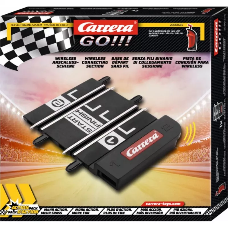 Railverbinder voor Carrera GO!!! draadloze verbinding, model 20061673