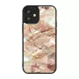 iKins hoesje voor Apple iPhone 12 mini — roze marmerpatroon, slim fit