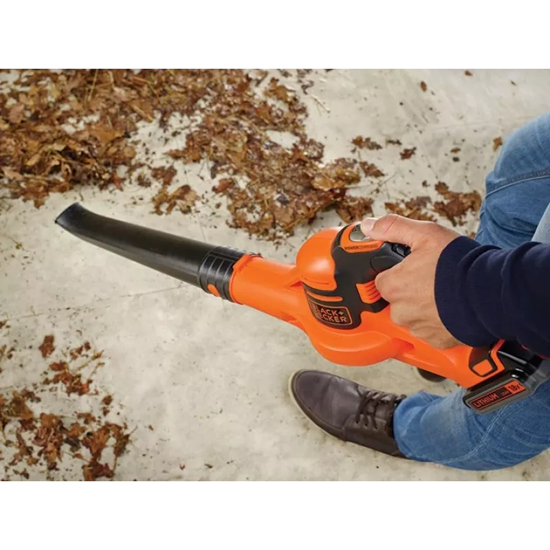 Black & Decker GWC1820PC accu-bladblazer 209 km/h zwart, oranje 18 V lithium