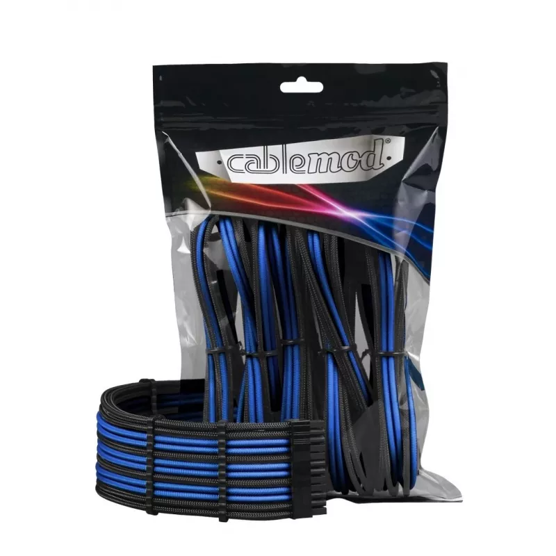 Interne voedingskabel CableMod CM-PCAB-BKIT-NKKB-3PK-R zwart blauw 250mm
