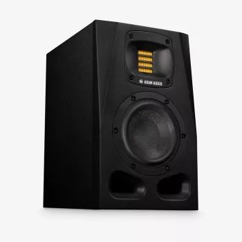 Studiomonitoren ADAM AUDIO A4V zwart, 2-weg, 90 W RMS, 4-inch woofer, LED-display, rackmonteerbaar