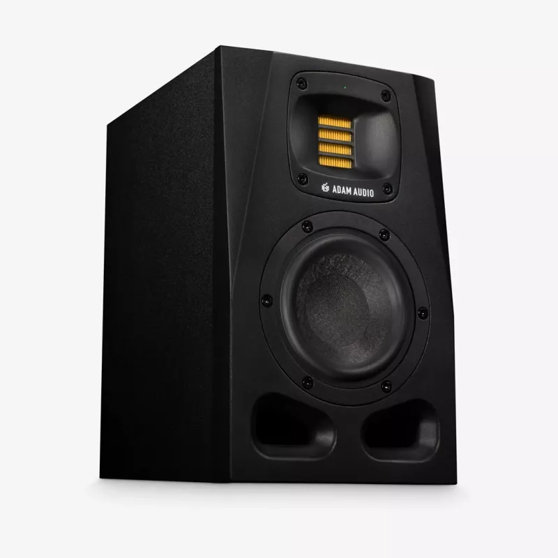 Studiomonitoren ADAM AUDIO A4V zwart, 2-weg, 90 W RMS, 4-inch woofer, LED-display, rackmonteerbaar