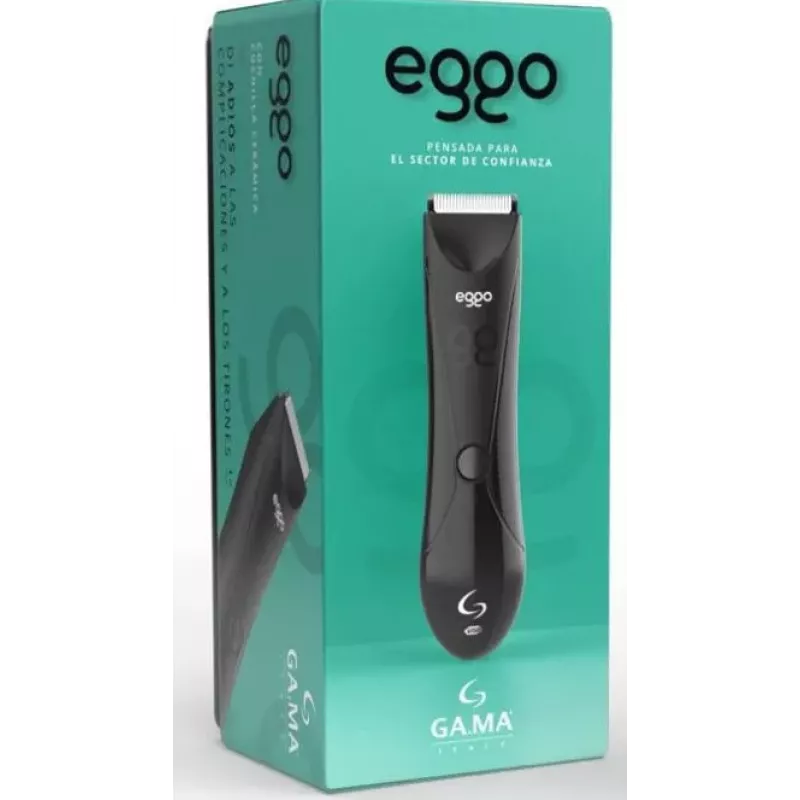 GA.MA GM6026 Eggo professionele bodytrimmer, zwart | GA.MA