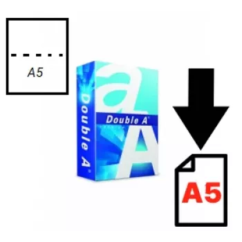 Papier Double A (A-kwaliteit), A5, 80g, 500 vel