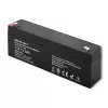 Verzegelde AGM-accu QOLTEC 12V 2,3Ah voor UPS- en back-upsystemen, max. ontlading 34,5A