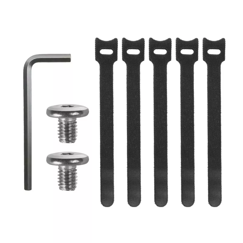 Kabelorganizer onder tafel MACLEAN MC-105 W – staal, wit, max. belasting 5 kg, geschikt voor tafeldikte 0,5–50 mm