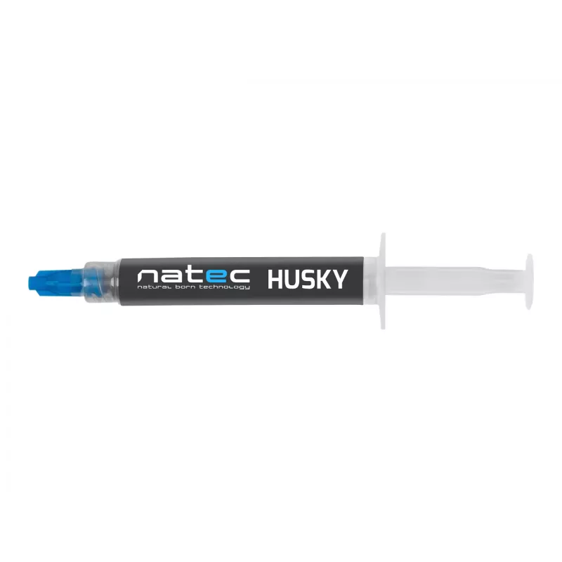 Warmtegeleidingspasta NATEC Husky NPT-1324, warmtegeleidingsvermogen 4,63 W/m·K, volume 2 ml, dichtheid 2,5 g/cm³