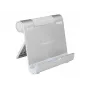 TERRATEC iTab S - houder voor mobiele telefoon / tablet - aluminium - zilver - tafelstandaard (219727)