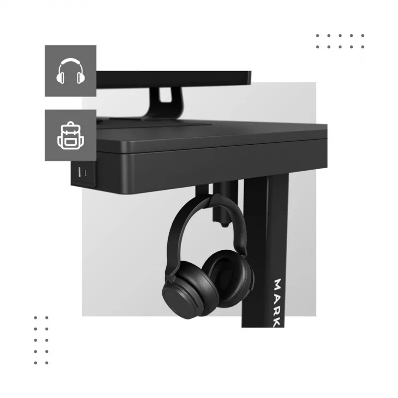 Elektrisch bureau MA-Leader 8.2 zwart
