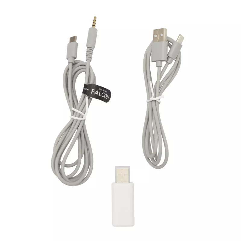 Koptelefoon White Shark WGH-2441 Falcon wit/grijs