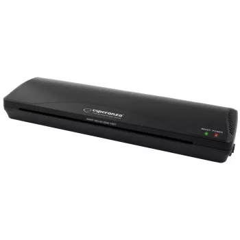 Esperanza EFL003 lamineerapparaat koud-/heetlamineerapparaat 250 mm/min zwart