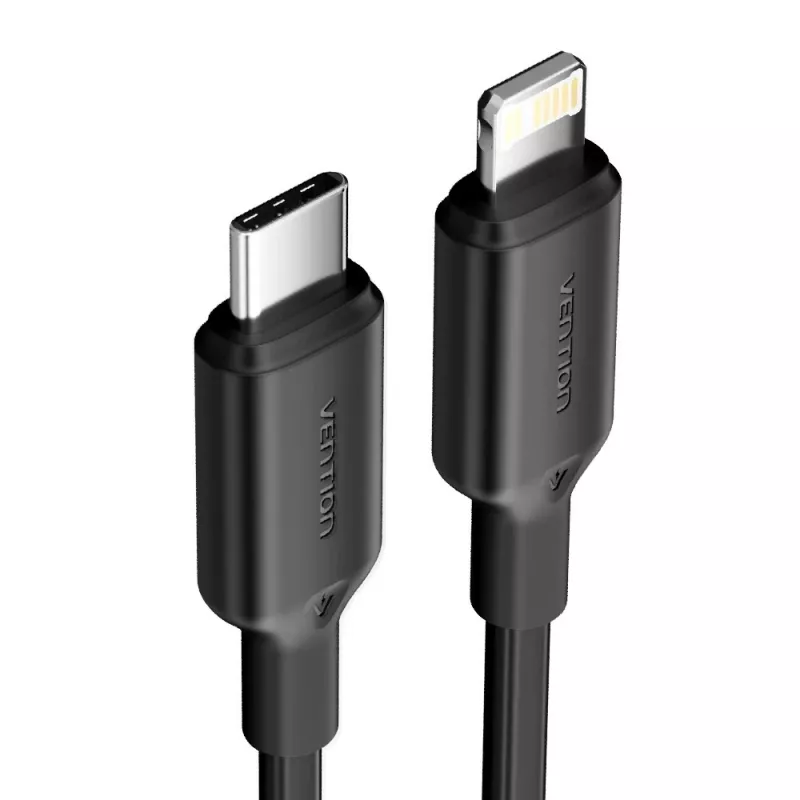 USB-C-naar-Lightning-kabel 3A 480Mbps 1m zwart