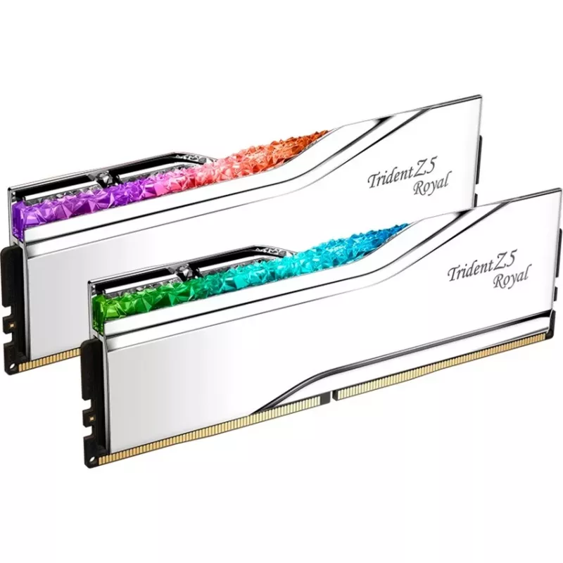G.Skill Trident Z5 Royal 32 GB (2x16 GB) DDR5-6800 CL34 geheugenkit, zilver