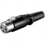 Wentronic Goobay microfoonkoppeling, 3-polig - behuizing zwart (11680)