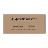 Qoltec 53036 AGM-batterij | 12V | 24Ah | max 360A