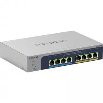 NETGEAR MS108TUP unmanaged L2 2.5G Ethernet (100/1000/2500) Power over Ethernet (PoE) grijs
