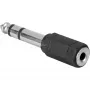 Adapter 3,5 mm -> 6,3 mm (zwart/zilver)