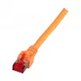 EFB-Elektronik RJ45 patchkabel Cat.6 S/FTP LSZH oranje 0,5m fabrikant: EFB Elektronik (K5516.0,5)