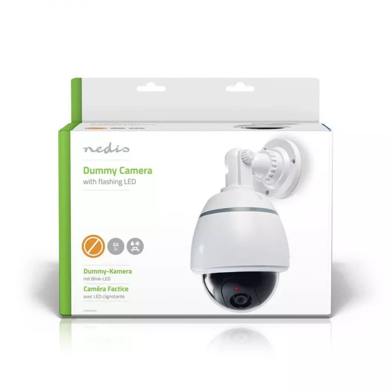 Nedis DUMCD50WT dummy-beveiligingscamera wit dome