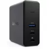 Lenovo X9 Charging GaN Dock bedraad USB 3.2 Gen 2 (3.1 Gen 2) Type-C grijs