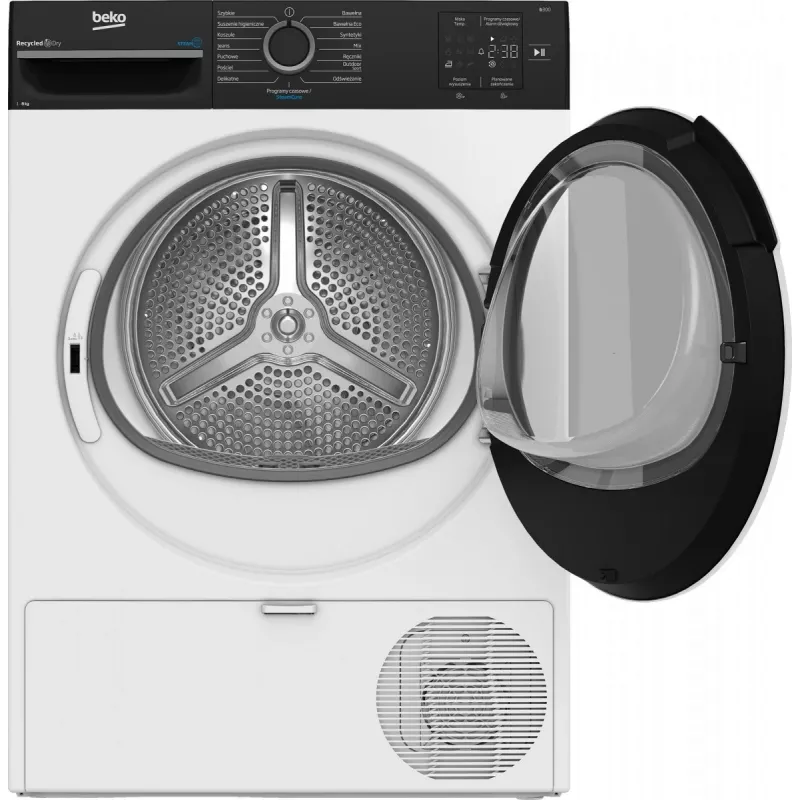 Wasmachine droger BEKO BM3T3823WBW slank model