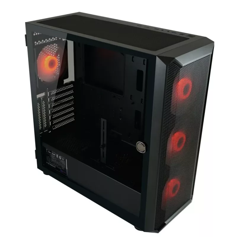 LC-Power Gaming 804B Midi Tower zwart
